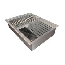 Calha Gourmet Escorredor Inox Tamanho 40x50 Cm Ecosul Calha Gourmet Escorredor Inox Tamanho 40x50 Cm Ecosul