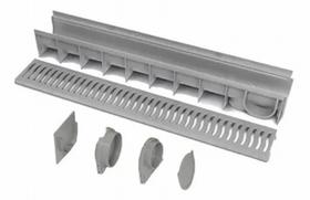 Calha P/ Piso C/ Grelha Roma 100x15x15