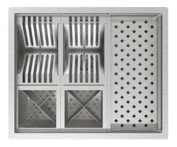 Calha P/ Varanda Gourmet Cozinha Escorredor Inox Talheres
