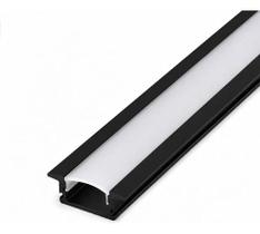 Calha Perfil Led Embutir Slim 1m + Fita Led 240 + Fonte Calha Perfil Led Embutir Slim 1m + Fita Led 240 + Fonte