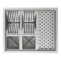 Calha Quadrada Para Inox Escorredor Cozinha Pia Calha Quadrada Para Inox Escorredor Cozinha Pia