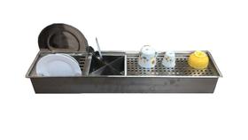 Calha Úmida de Embutir em Pia