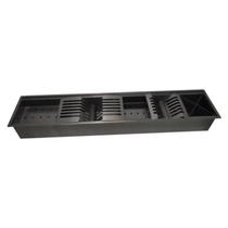 Calha Úmida Preta de Aço Inox 304 - Tamanho 900x184x140mm - Domum Calha Úmida Preta de Aço Inox 304 - Tamanho 900x184x140mm - Domum