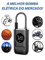 Calibrador Ar Moto Carro Bicicleta 150 Psi Portátil Compressor Bomba Elétrica Recarregável ATJ-8466