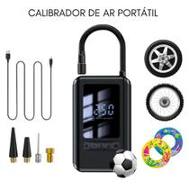 Calibrador B0mba de pneu Car Air Pump sem fio 150 PSI luz de emergência LED com bateria recarregável de 4000 mAh