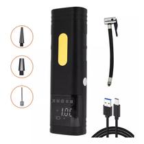 Calibrador Compressor De Ar Portátil Recarregável S/fio Usb Pressão