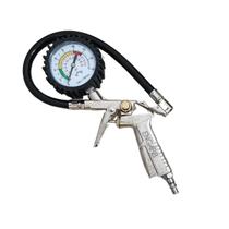 Calibrador Compressor de Pneus Portátil Manometro Flexível Bomba Encher Ar Manual Pressão Carro Moto
