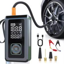 Calibrador Compressor Pneu Bomba De Ar e Auxiliar de Partida Starter Portátil YT168