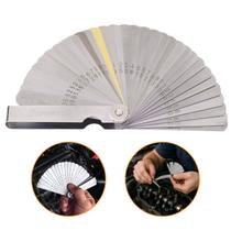 Calibrador de Folga 32 Lâminas Stanley 15 a 35 Pol Mecânico Profissional Motor Carro Moto Tipo Leque Calibrador de Folga 32 Lâminas Stanley 15 a 35 Pol Mecânico Profissional Motor Carro Moto Tipo Leque