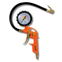 Calibrador De Pneu Com Manômetro Rosca Npt 1/4'' Carro Moto Bike Bicicleta Profissional Manual Sparta 5733155