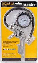 Calibrador de Pneus Manual com Manômetro * 830 - Vonder
