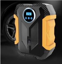 Calibrador De Pneus Portátil 12 Volts Digital Compressor Ar 150pis 80W 16500R/Min