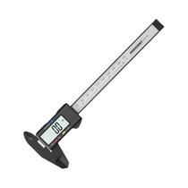 Calibrador Digital De 150mm 100mm Em Fibra De Carbono, Ferramenta De Medição De Profundidade Com