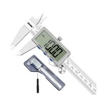 Calibrador Digital De Aço Inoxidável De 6 Polegadas 150mm Com Tela LCD Grande Para DIY Doméstico