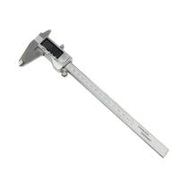 Calibrador Digital De Aço Inoxidável De 8 Polegadas 0-200mm Com Mandíbula Longa Em Fibra De Carbono