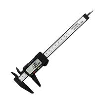 Calibrador Digital De Vernier De 150mm Com Display LCD, Ferramenta De Medição Plástica Para