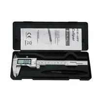 Calibrador Digital De Vernier De 6 Polegadas Em Aço Inoxidável 0-150MM Com Precisão De 0.01mm, Régua