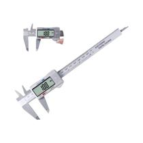 Calibrador Digital LCD De 6 Polegadas 0-150mm Em Fibra De Carbono Ferramenta De Medição De Altura