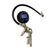 Calibrador E Inflador De Pneus Digital 220 Psi Rosca 1/4 BSP