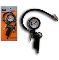 Calibrador Manual De Pneus Com Manometro E Bico 80mm - Rio chens Calibrador Manual De Pneus Com Manometro E Bico 80mm - Rio chens
