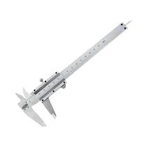 Calibrador Vernier De Aço Inoxidável De Precisão 0-150mm Com Parafuso De Bloqueio Para Engenharia E