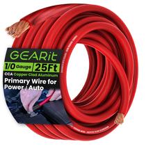 Calibre de fio 1/0 (50 cm) de alumínio revestido de cobre translúcido vermelho Calibre de fio 1/0 (50 cm) de alumínio revestido de cobre translúcido vermelho