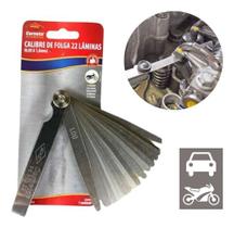 Calibre De Folga C/ 22 Laminas Regulagem Válvulas Carro Moto Calibre De Folga C/ 22 Laminas Regulagem Válvulas Carro Moto