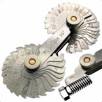 Calibre De Rosca 52 Laminas Passo 0,25 A 6,0 Pol E Milimetro