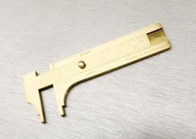 Calibre deslizante de latão JTS 60 mm, paquímetro de bolso Vernier