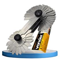 Calibre Pente Rosca 52 Laminas Gravação Baixo Relevo Preciso Vonder Ref CR052 Calibre Pente Rosca 52 Laminas Gravação Baixo Relevo Preciso Vonder Ref CR052