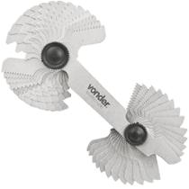 Calibre tipo pente rosca 52 lâminas - CR-052 - Vonder