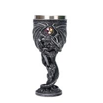 Cálice de vinho Dragon Sword de aço inoxidável de haste alta 180 mL Cálice de vinho Dragon Sword de aço inoxidável de haste alta 180 mL