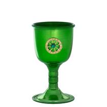 Cálice Ritual Roda Cigana Esmeralda em Alumínio 14 cm 200 ml