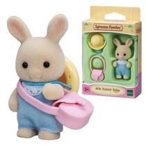 Calico Critters Baby Rabbit Milk Sylvanian Families Boneco Miniatura - Epoch Calico Critters Baby Rabbit Milk Sylvanian Families Boneco Miniatura - Epoch