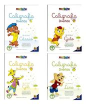 Caligrafia Divertida - 4 Volumes - Crianças Acima De 5 Anos -