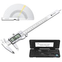 Caliper digital Neoteck de 20 cm com conjunto de medidores de folga em aço inoxidável Caliper digital Neoteck de 20 cm com conjunto de medidores de folga em aço inoxidável