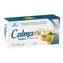 Calmavit Triptofano Maracujá 20 Cápsulas Sem sabor Calmavit Triptofano Maracujá 20 Cápsulas Sem sabor