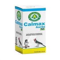 Calmax 10ml Aarão Suplemento Mineral Vitamínico Pássaros Aves