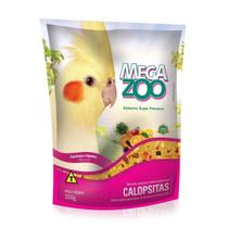 Calopsita Extrusada Frutas e Legumes 350g - Megazoo