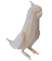 Calopsita Low Poly - Geométrico - Tam P - Monocolor