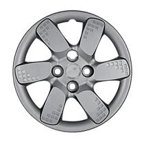 Calota 198cb-pta aro 14 prata cubo baixo - unidade
