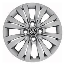 Calota 246cp-pta aro 15 cp cubo padrão prata + emblema resinado volkswagen Calota 246cp-pta aro 15 cp cubo padrão prata + emblema resinado volkswagen