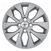 Calota 375cb-pta aro 15 cubo baixo + emblema de alumínio gm escovado Calota 375cb-pta aro 15 cubo baixo + emblema de alumínio gm escovado