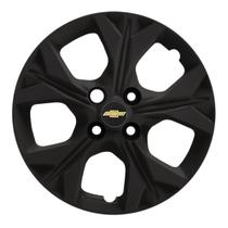 Calota 379CP Cubo Padrão Aro 15 Preto Fosco Onix Prisma Pp