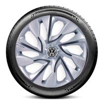 Calota 5102 Volkswagen Aro 15 Prata Grafit DS4 Escolha carro