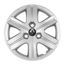 Calota 879cp-pta aro 14 cp cubo padrão prata + emblema papel renault Calota 879cp-pta aro 14 cp cubo padrão prata + emblema papel renault