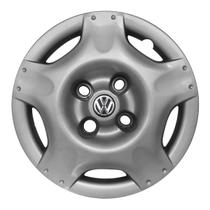 Calota Aro 13 020CA-PTA + Emblema Alumínio VW 3D