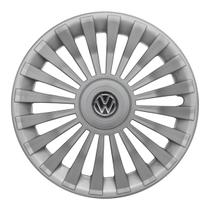 Calota Aro 13 075AR-PTA + Emblema Alumínio VW Preto