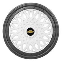 Calota aro 13 bbs branco grafite 600ar bcg e aro de pressão + emblema gm Calota aro 13 bbs branco grafite 600ar bcg e aro de pressão + emblema gm