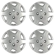 Calota Aro 13" cor Prata Mod Celta 12/15 (Jogo c/ 4 Calotas) Grid - 042CB-PTA-E